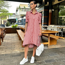 Load image into Gallery viewer, Fashion casual striped shirt and dress AY2801
