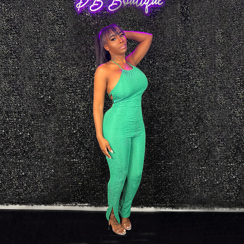 Sexy backless jumpsuit AY3024