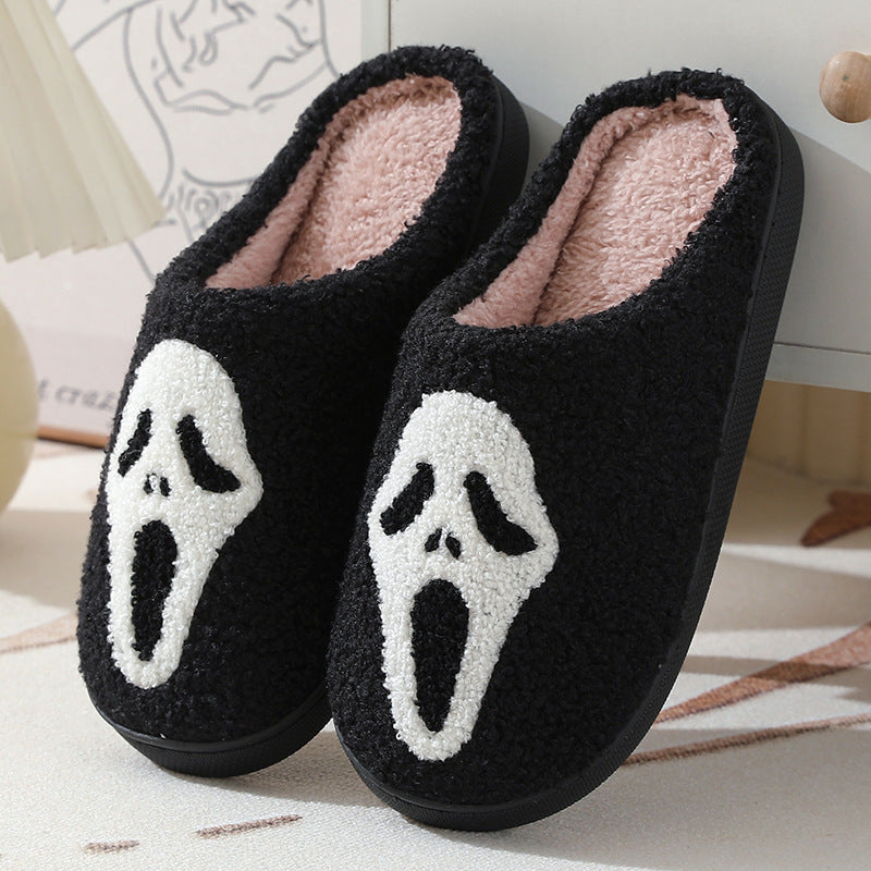 Halloween Skull Cartoon Cotton Slippers HPSD294