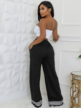 Load image into Gallery viewer, Striped contrasting wide leg pants AY3586
