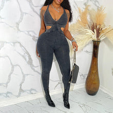 Load image into Gallery viewer, Fashion solid color jumpsuit AY3526
