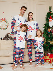 Christmas parent-child holiday home clothing and pajama set AY3296