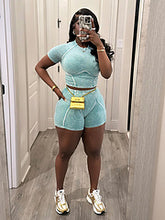 Load image into Gallery viewer, Hot selling threaded shorts set AY3476
