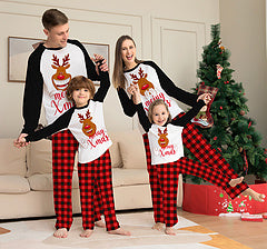 Christmas parent-child holiday home clothing and pajama set AY3296