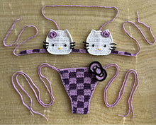 Load image into Gallery viewer, Knitted hand hook bikini AY3532
