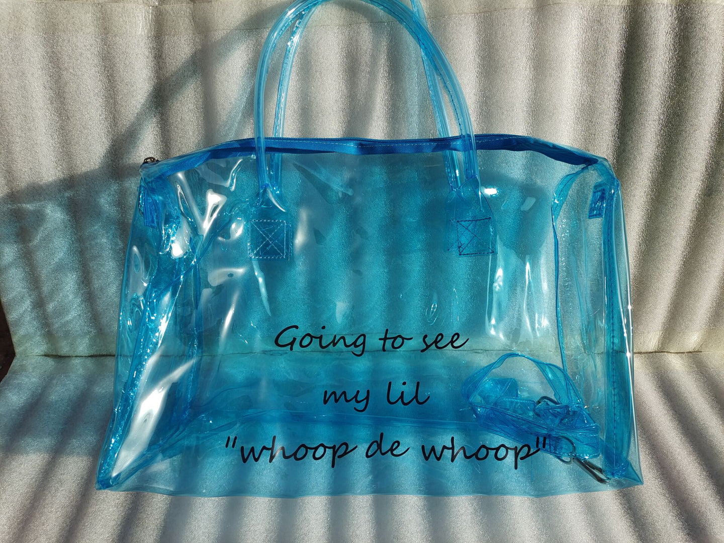 Hot selling sports transparent jelly bag