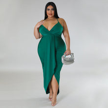 Load image into Gallery viewer, Hot selling V-neck stretch dress  AY2660
