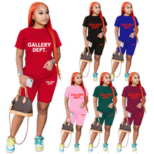 Load image into Gallery viewer, Fashion Casual Sports Set Cartoon Print 2-Piece Set AY2713
