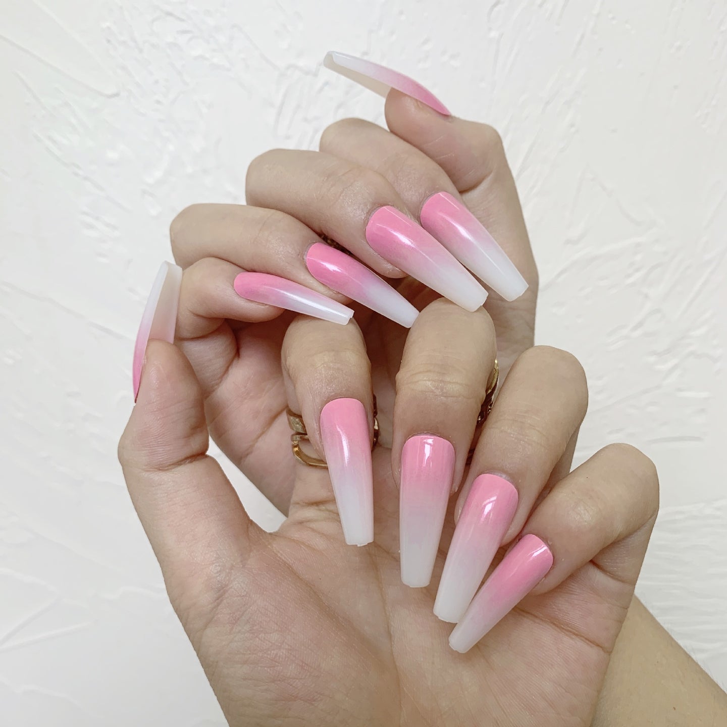 Gradient sexy fake nails set （1set=24 pcs）