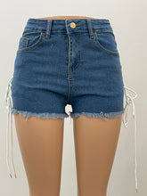 Load image into Gallery viewer, Elastic bandage denim shorts AY1902
