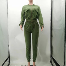 Load image into Gallery viewer, Fashion solid color splicing suit（AY2494)
