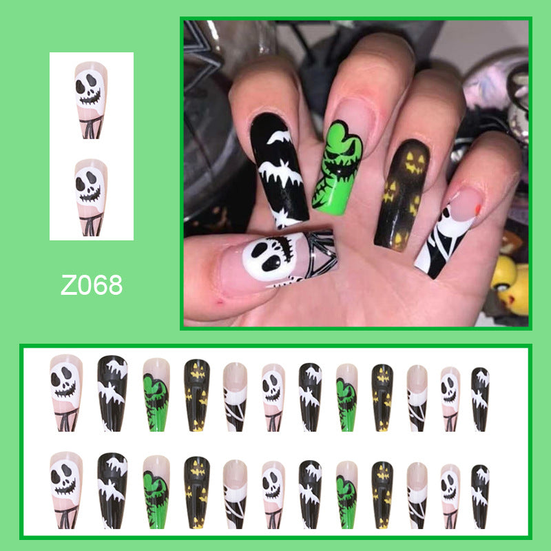 Halloween Phantom Manicure Bat Nail（AE4116）