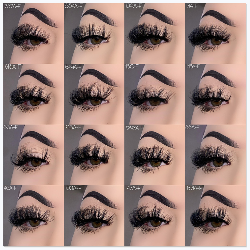 Best selling eyelashes D messy eyelashes  5pairs(AH5064)